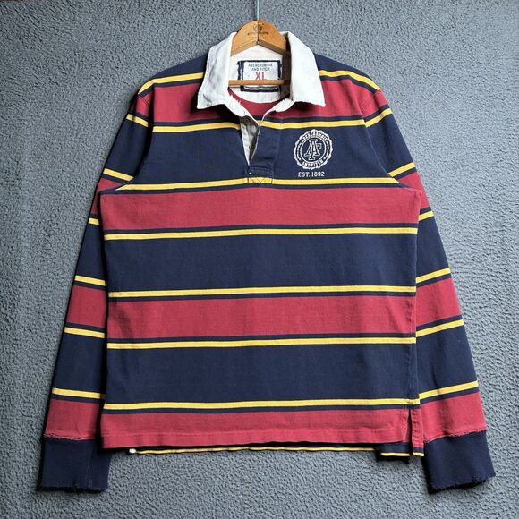 Abercrombie & Fitch Other - Vintage Y2K Abercrombie & Fitch Rugby Shirt Mens XL Long Sleeve Striped Polo